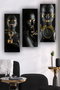 Wallity Cuadro Decorativo de MDF Multicolor (3 Piezas)